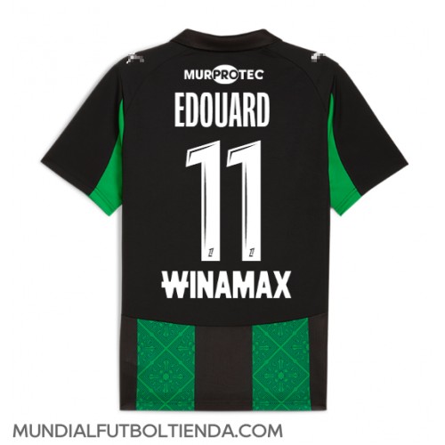 Camiseta RC Lens Odsonne Edouard #11 Segunda Equipación Replica 2025-26 mangas cortas